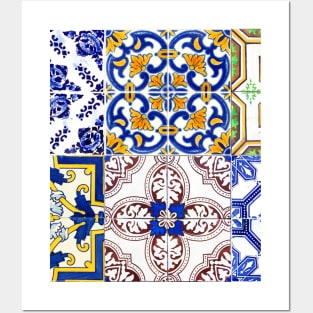 Azulejo — Portuguese tilework #24 Posters and Art